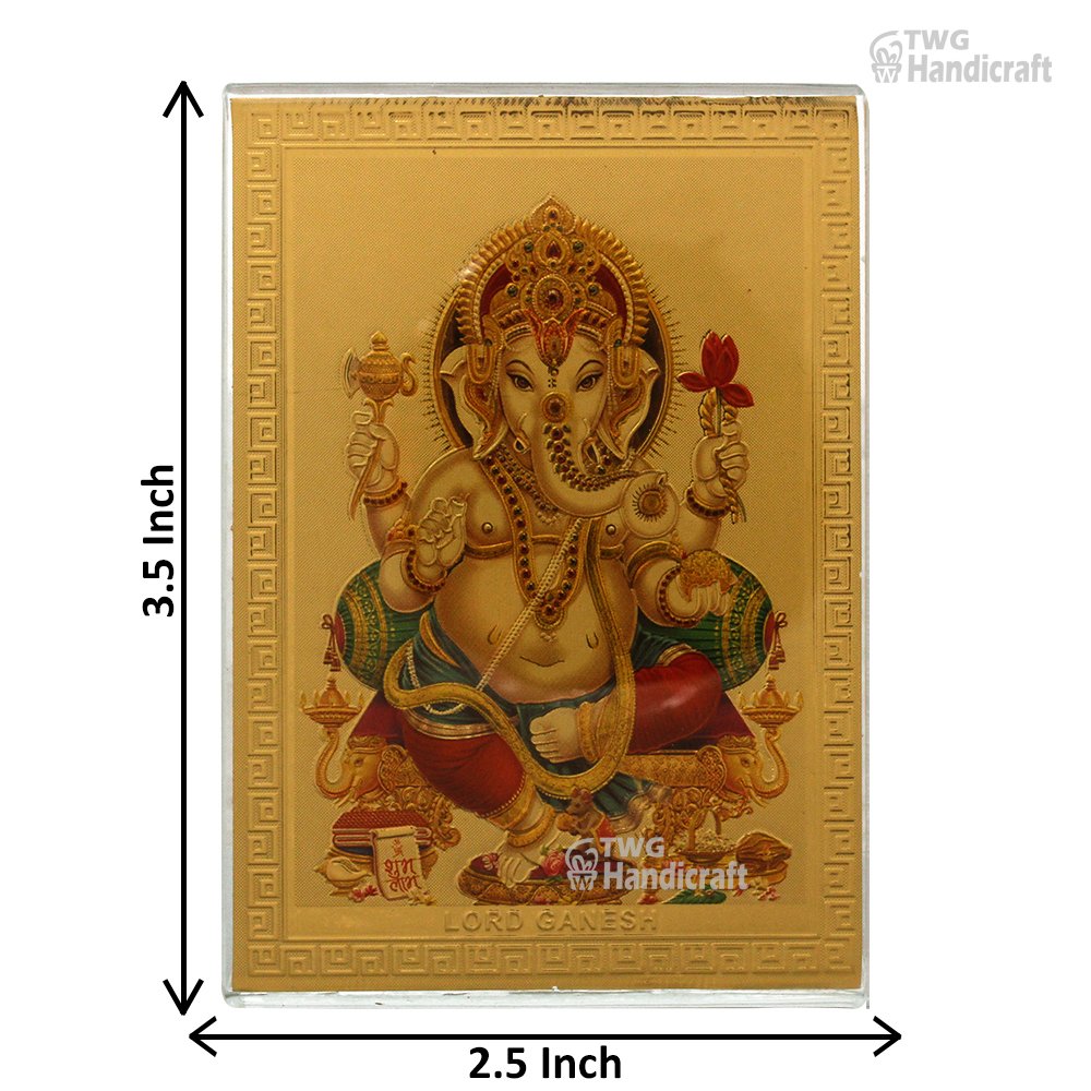 Exporters of 24k Golden Foil Car Dashboard Acrylic Frame