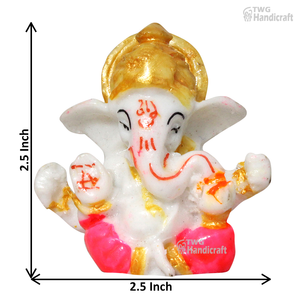 Small Size Ganesha Statue Idol 2.5 Inch