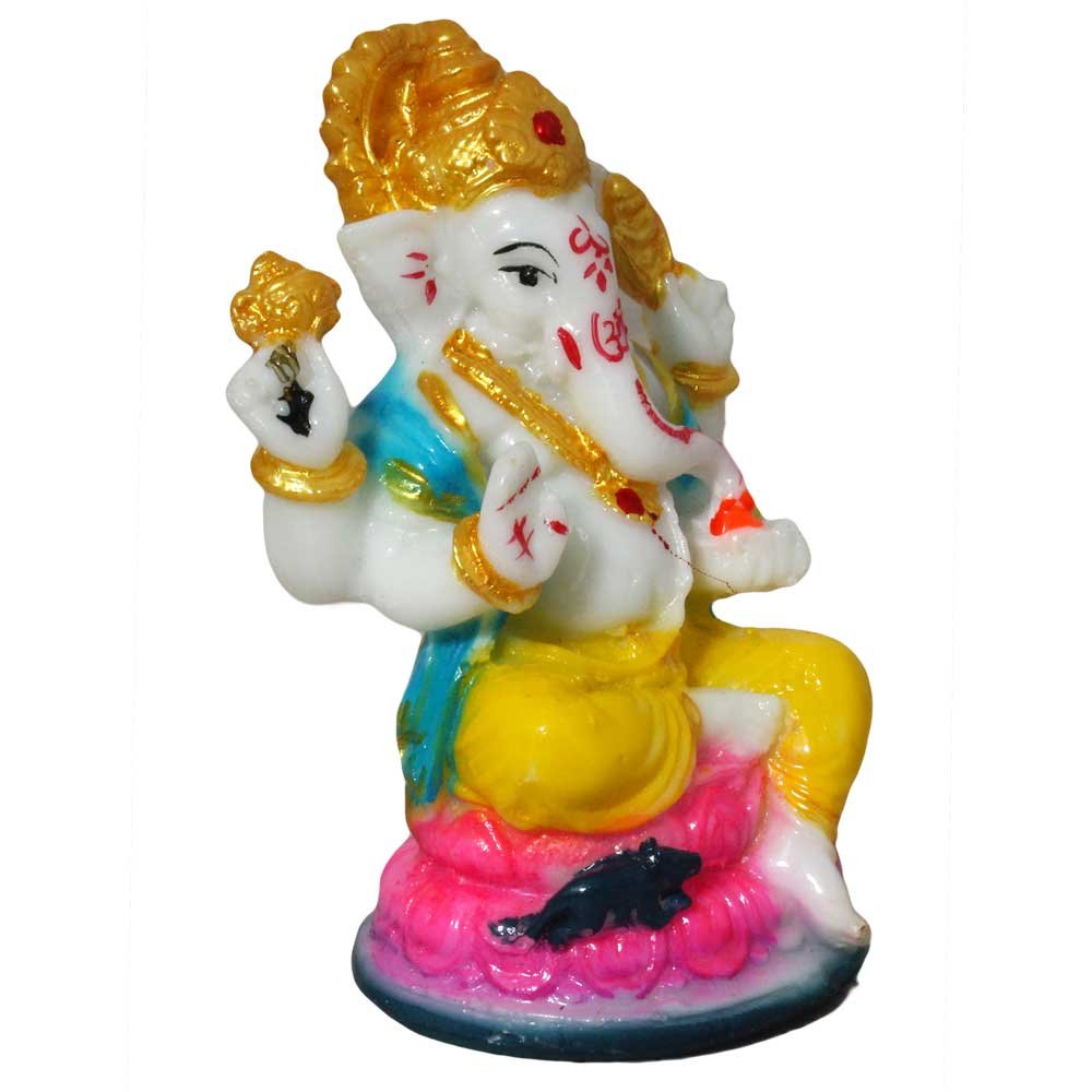Siddhi Vinayak Ganesha Statue Sculpture 4.5 Inch ( 11.5 cm )