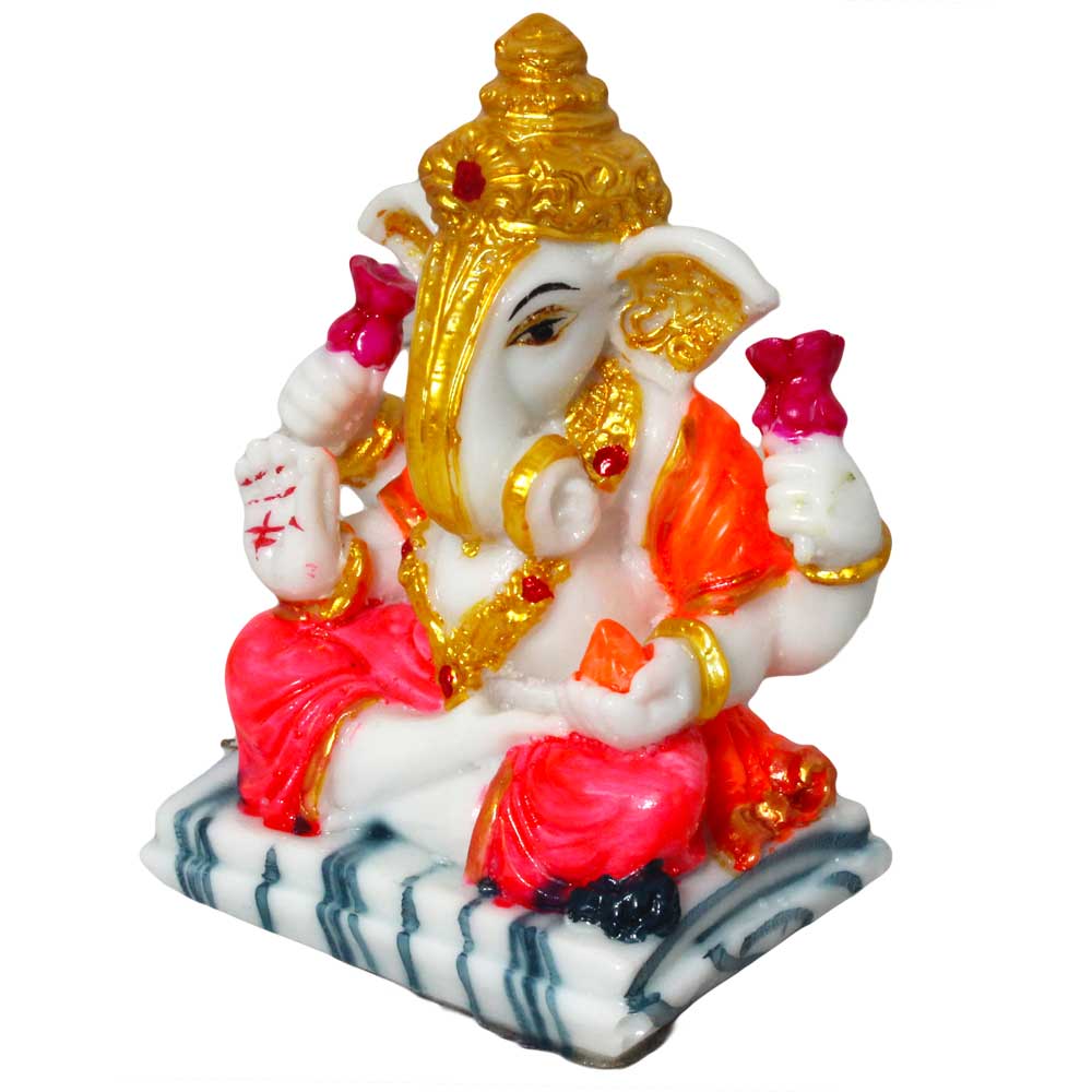Siddhi Vinayak Ganesha Statue Figurine 4.25 Inch