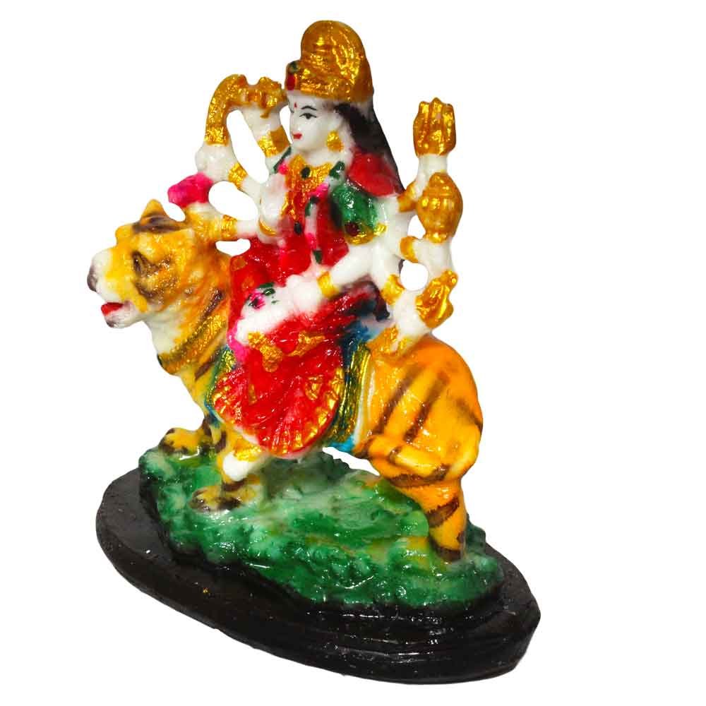 Goddess Durga  Statue Idol 4.5 Inch ( 11.5 cm )