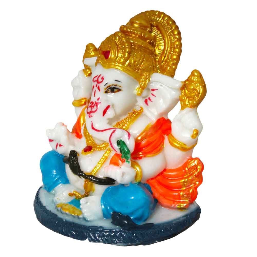 Lord Ganesha Statue Return Gift God Idol 3 Inch ( 8 cm )