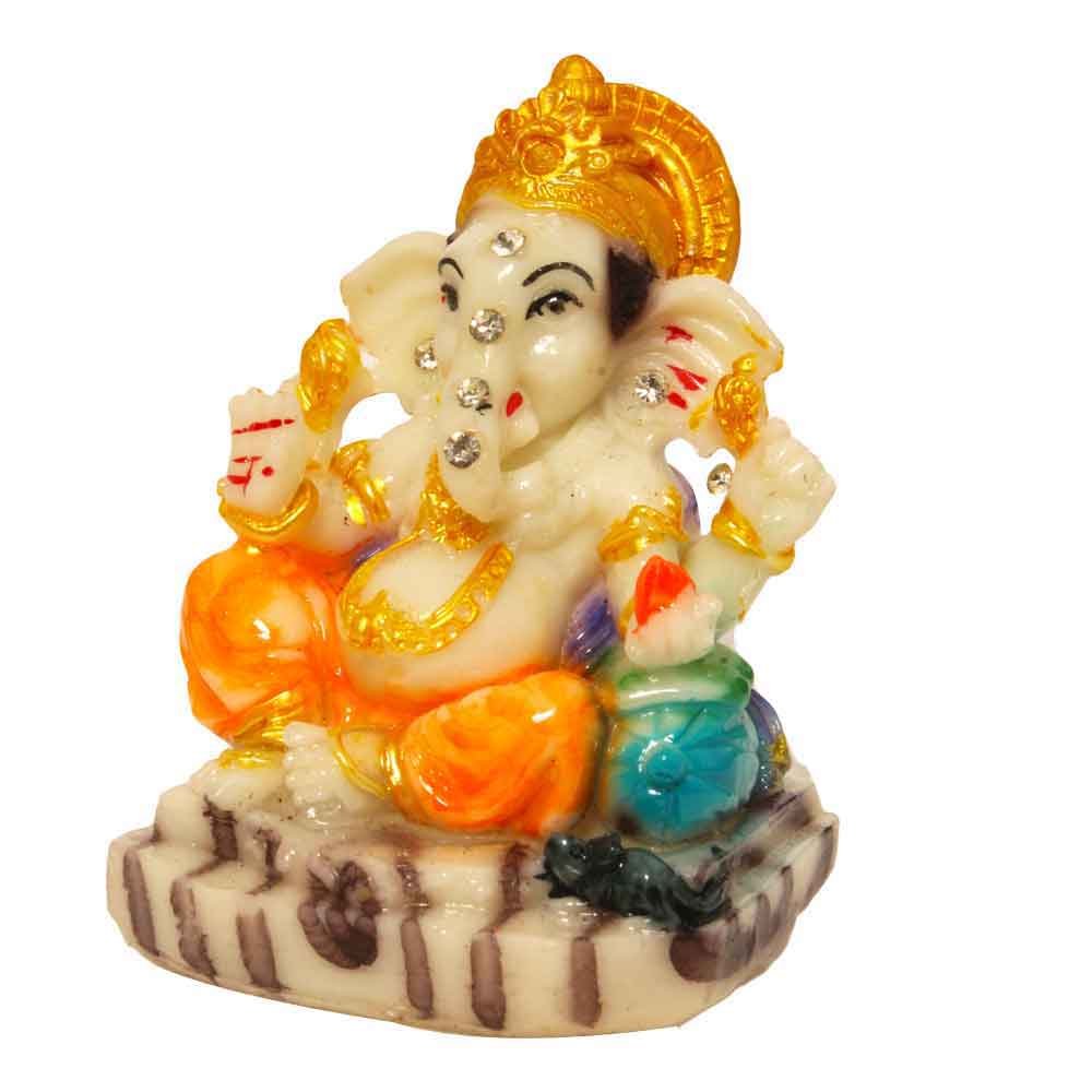 Ganesha Statue Religious Return Gift 3 Inch ( 8 cm )