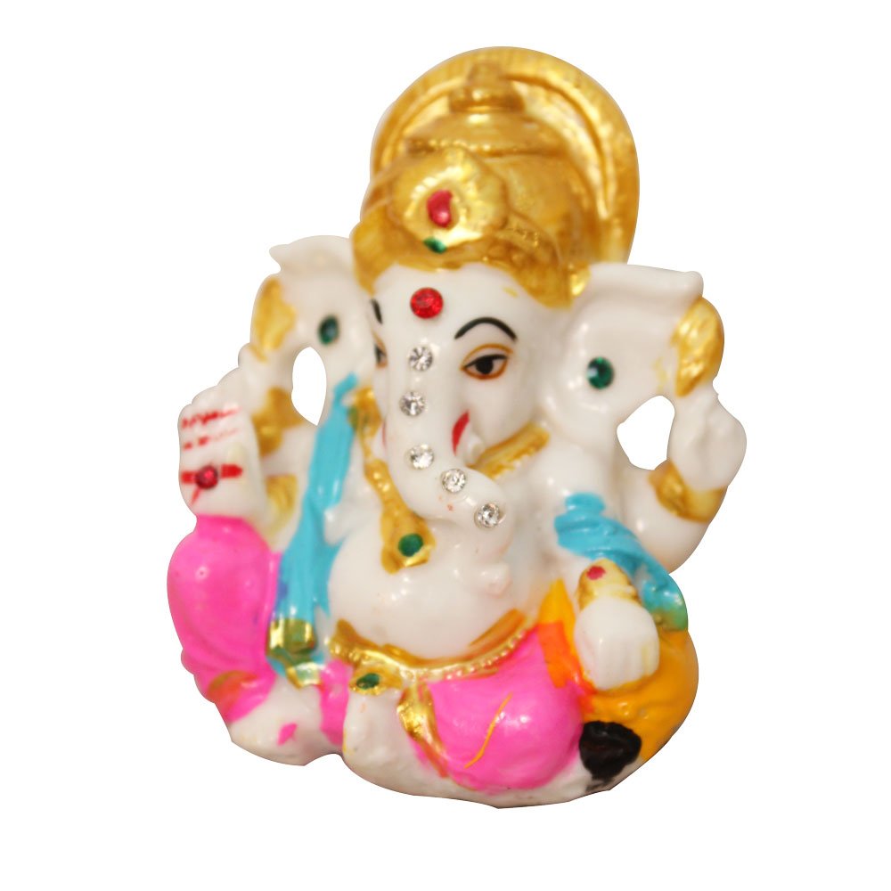 Car Dashboard Ganesha Statue 3.25 Inch ( 8.5 cm )