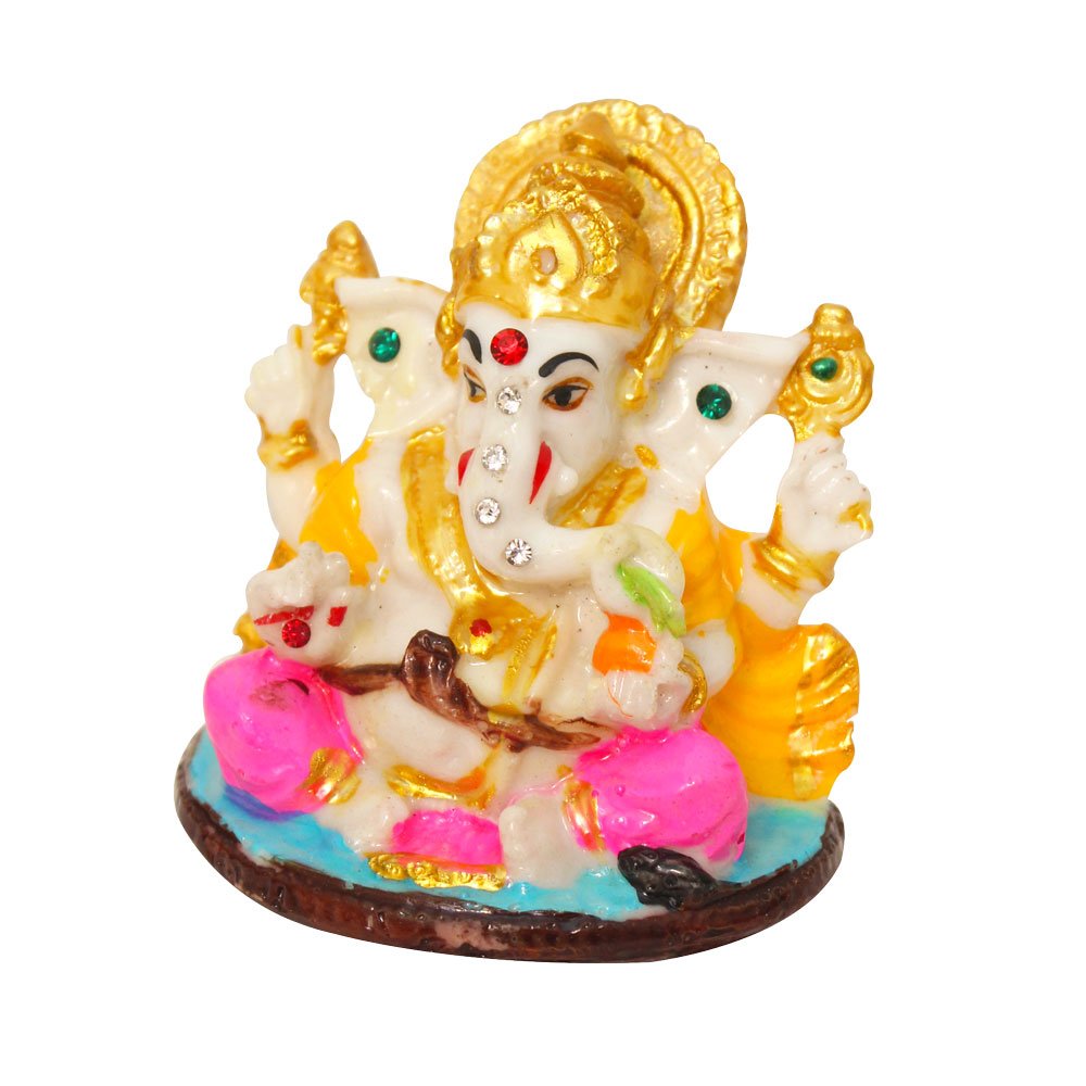 Car Dashboard Ganesha Statue 3.5 Inch ( 9 cm )