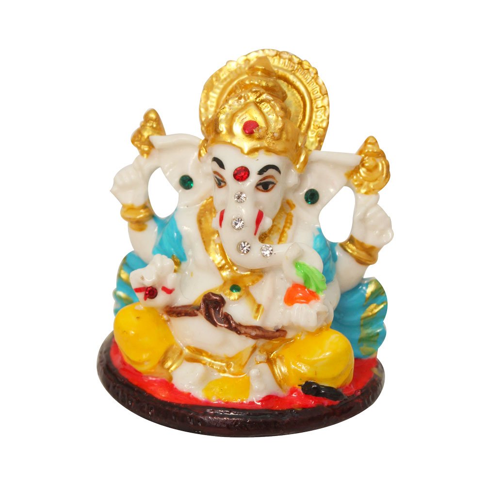 Car Dashboard Ganesha Statue 3.5 Inch ( 9 cm )