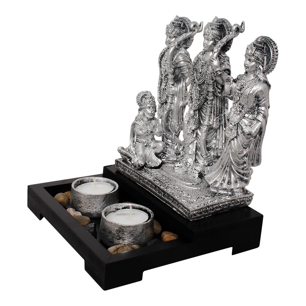 Religious Ram Darbar Statue Murti 8 Inch ( 20.5 cm )