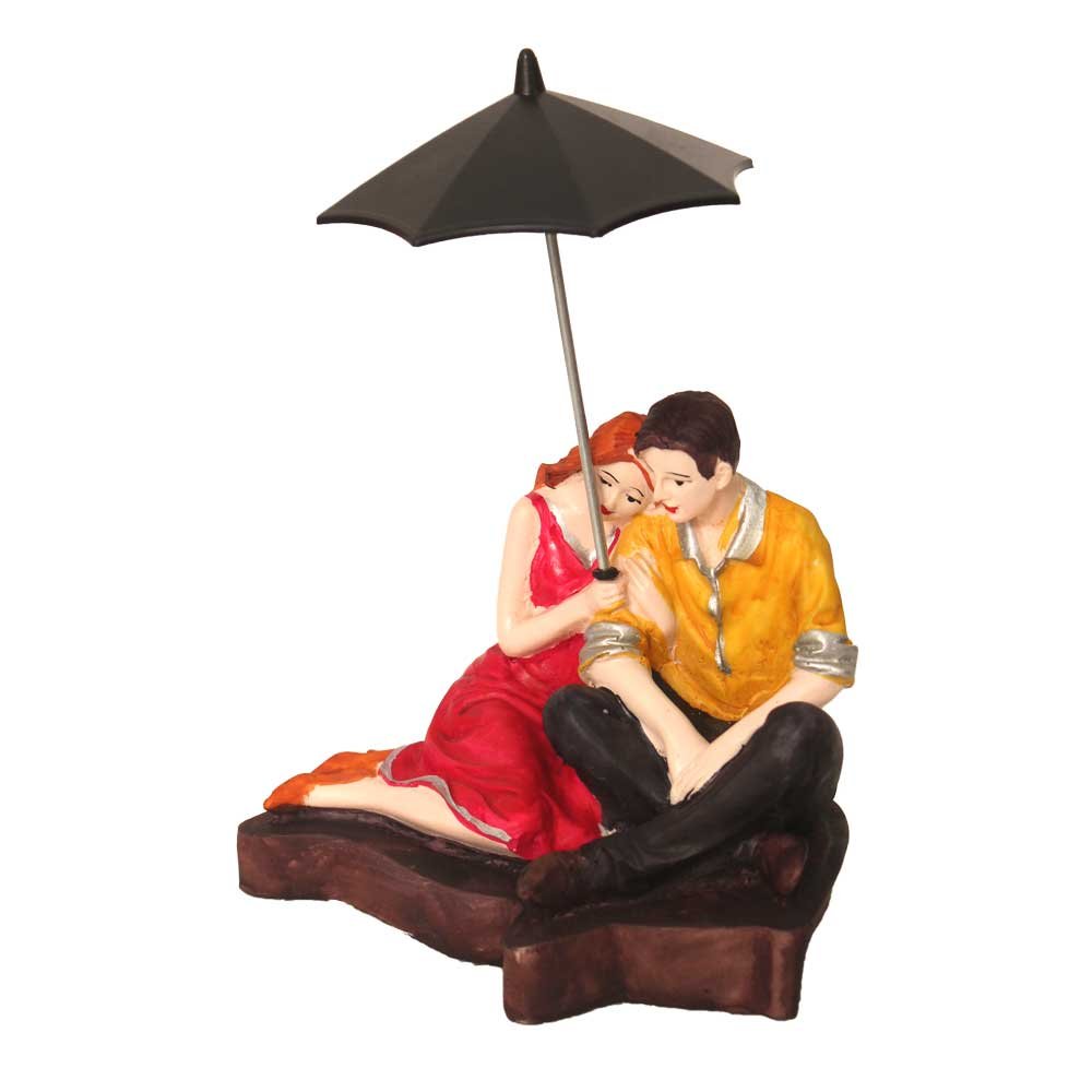 Decorative Couple Statue 7.25 Inch ( 18.5 cm )