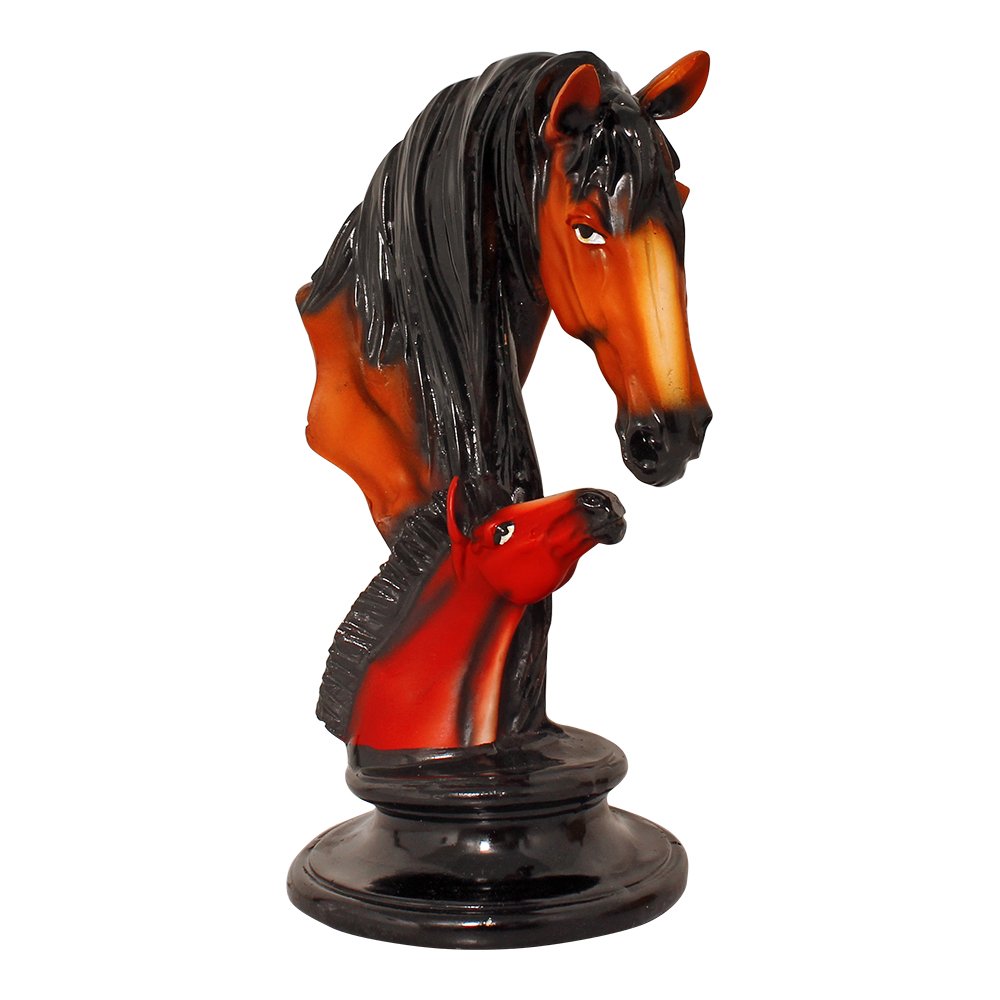 Horse Head Statue Showpiece 9.5 Inch ( 24.5 cm )