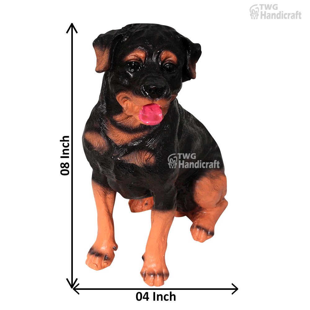Dog Figurine Statue Manufacturers in Meerut | made of Polyresin