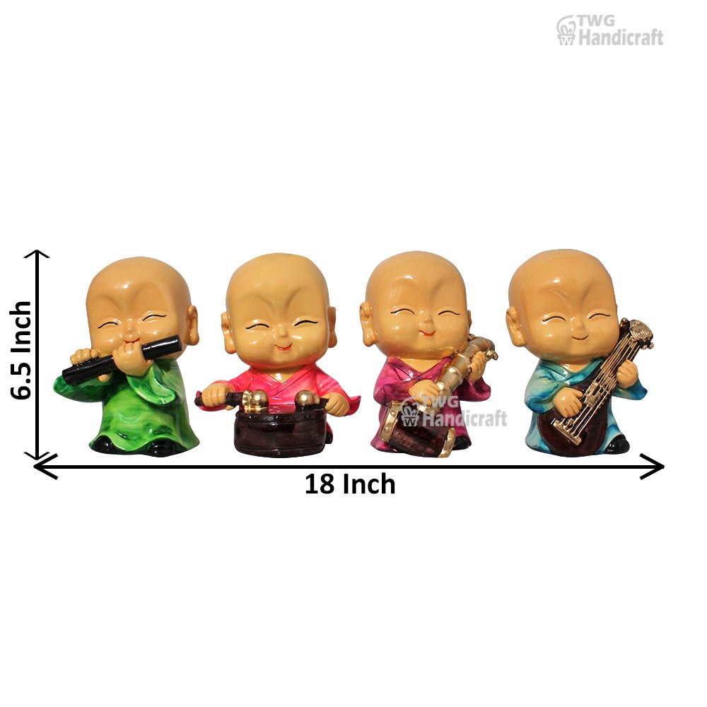 Baby Buddha Figurines Happy Monk Manufacturers in Meerut | wholesale g