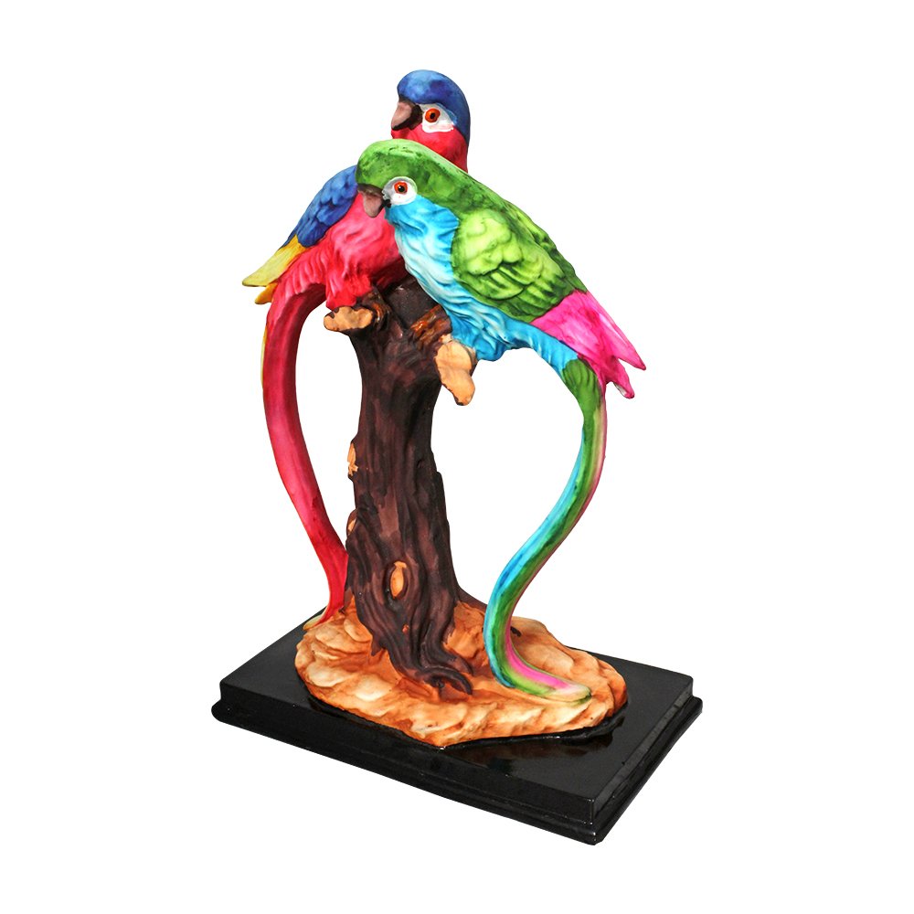 Home Decor Parrot Statue Sculpture 11 Inch ( 28 cm )