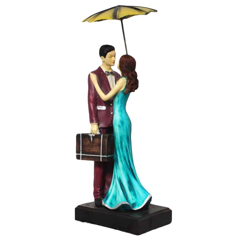 Modern Couple Handicraft Sculpture 17.5 Inch ( 44.5 cm )
