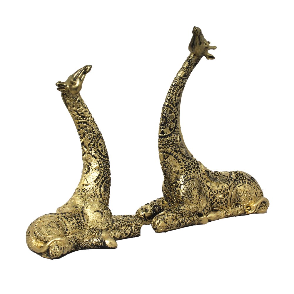 Antique Giraffe Statue Sculpture 12 Inch ( 30.5 cm )
