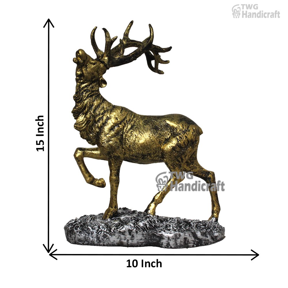 Deer Statue Figurine Manufacturers in Delhi |Hiran Sculpture Factory R