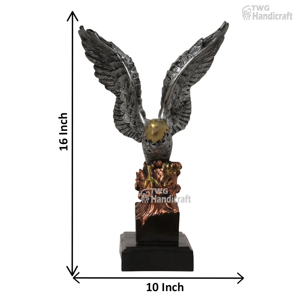 Eagle Statue Showpiece Wholesalers in Delhi | Resin Eagle Sculpture Fa