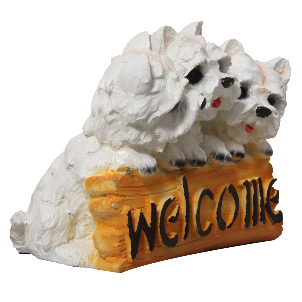 Welcome Dog Statue Home Decor Showpiece  4 Inch