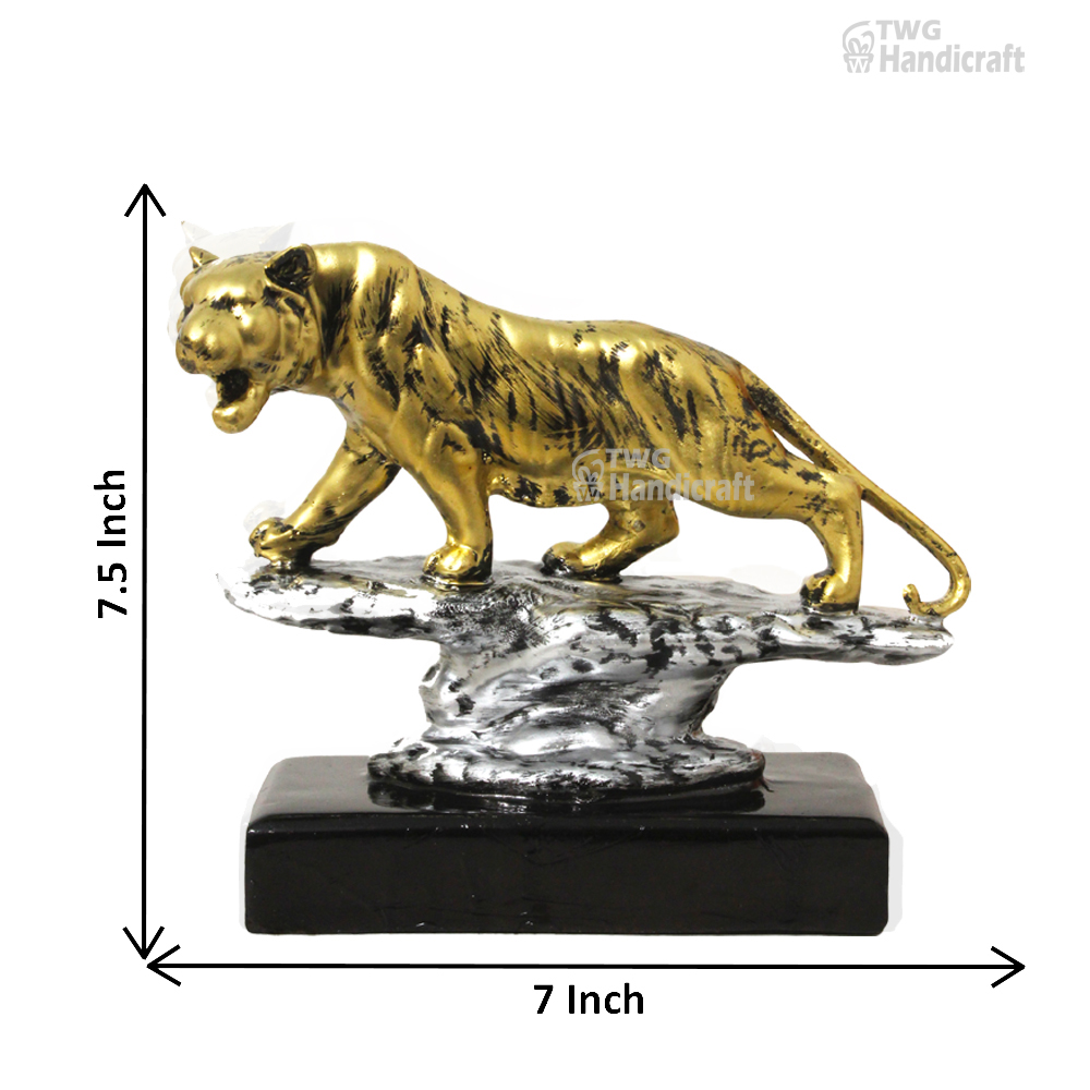Tiger Statue Manufacturers in India | leopard statue Showpiece Factory