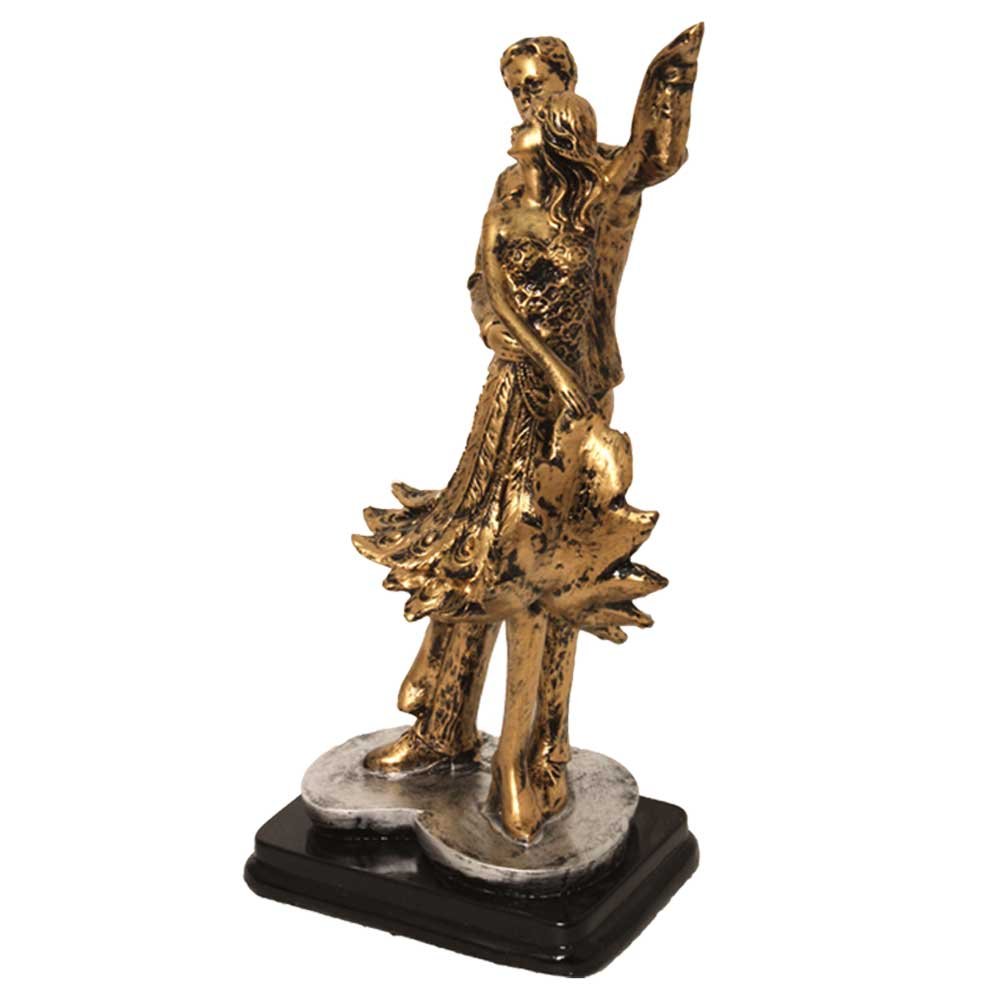 Dancing Couple Statue Antique Figurine 14.5 Inch ( 37 cm )