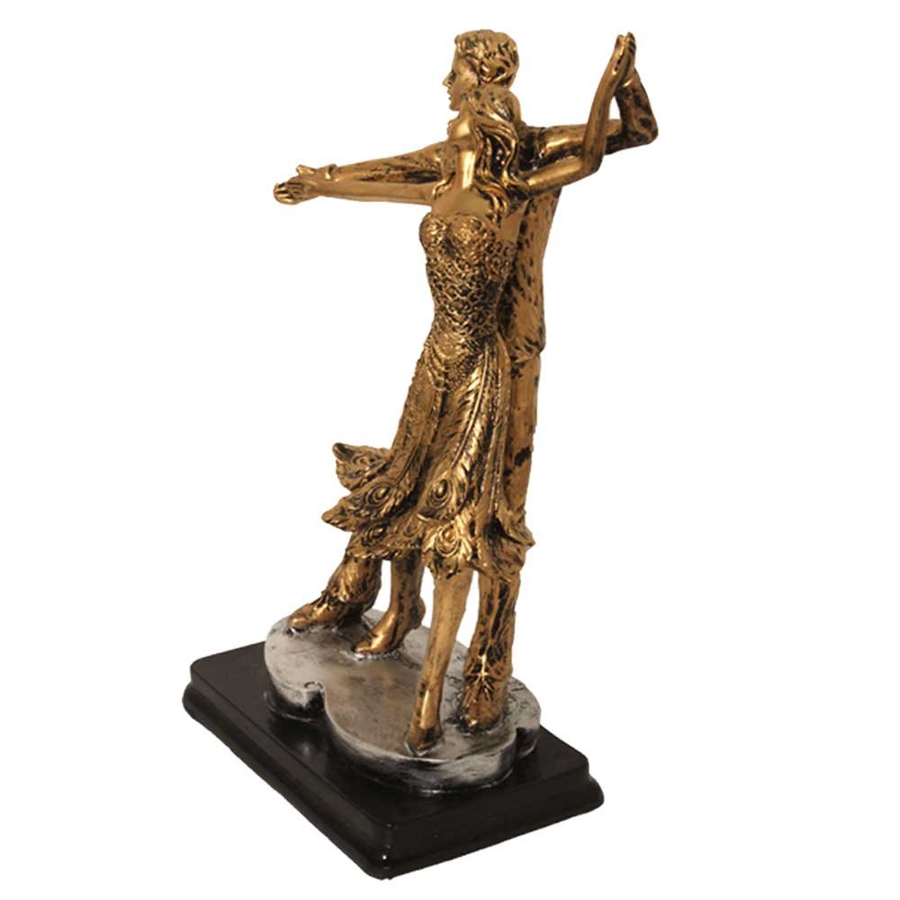Dancing Couple Statue Antique Item 14 Inch ( 36 cm )