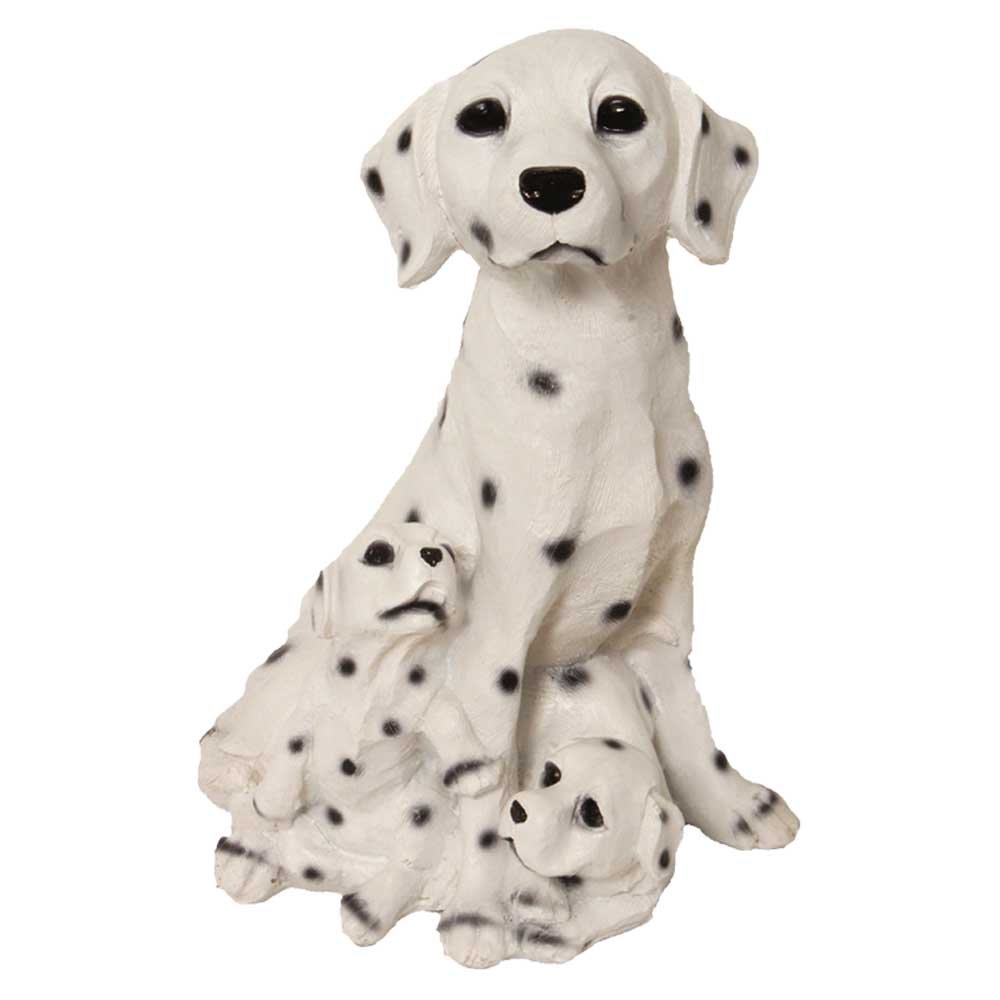 Dog Family Statue Handicraft Showpiece 9 Inch ( 23 cm )
