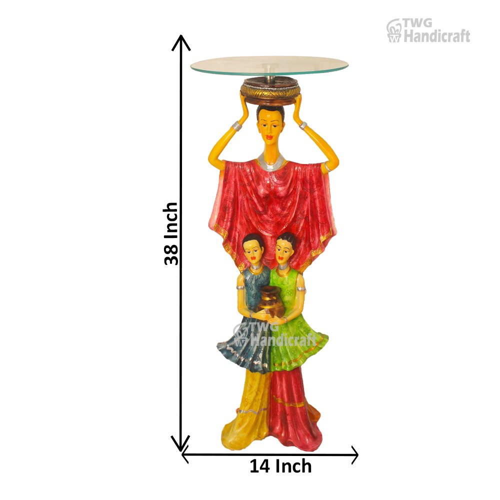 Exporters of Corner Table Figurines | Resin Corner Table Pillars
