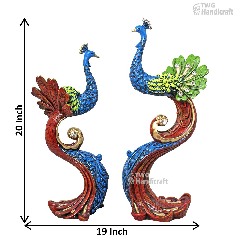 Peacock Statue Showpiece Manufacturers in Meerut | Peacock Statue Showpiece Factory