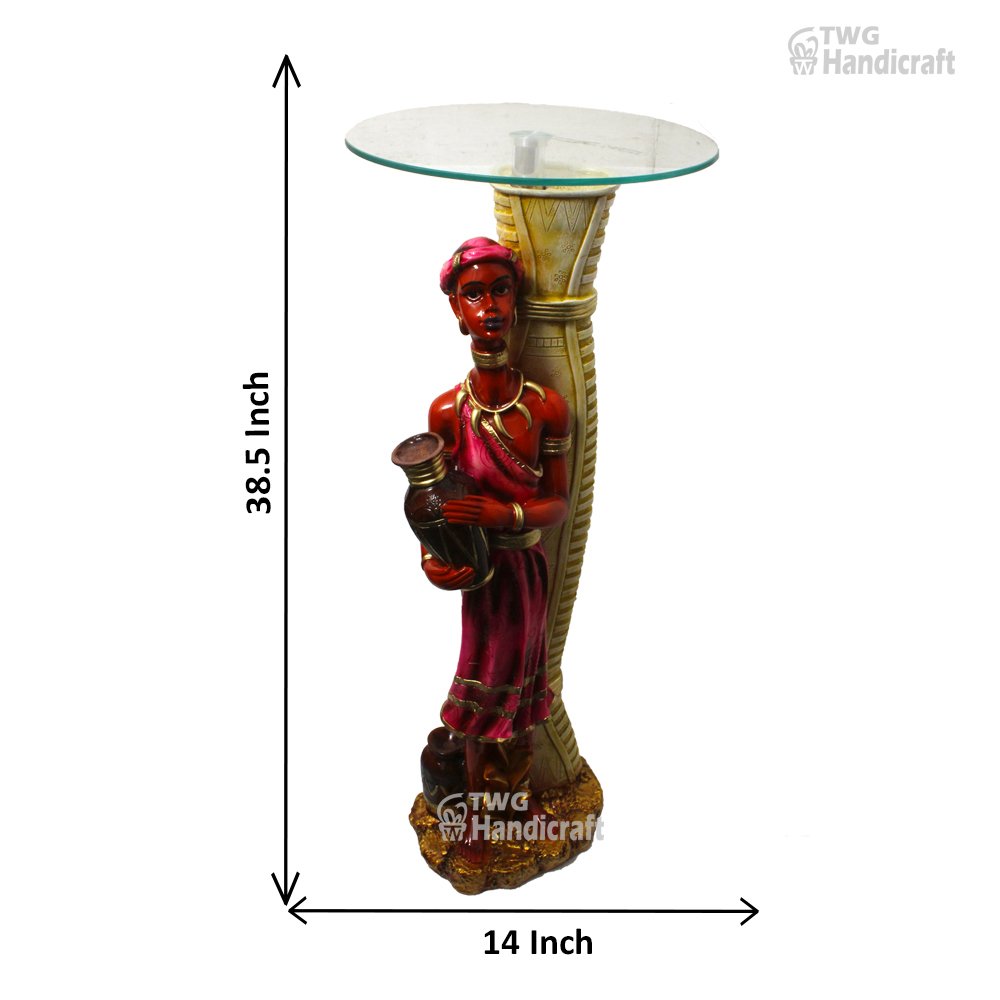 Corner Table Figurines Wholesalers in Delhi | Fibre Corner Table Pillars