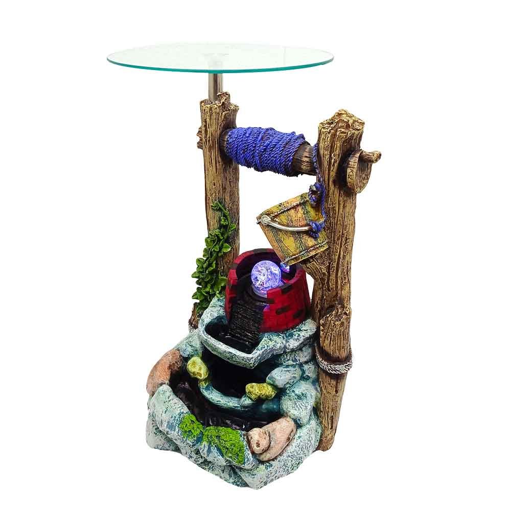 Well Corner Table Indoor Water Fountain 24 Inch ( 61 cm )