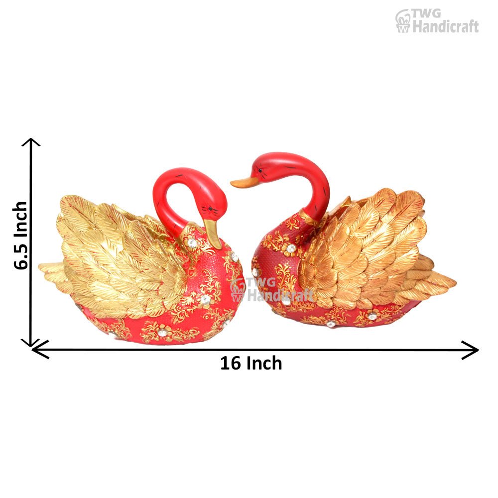 Feng Shui Swan Couple Statue Suppliers in Delhi | Best Wedding Return Gifts