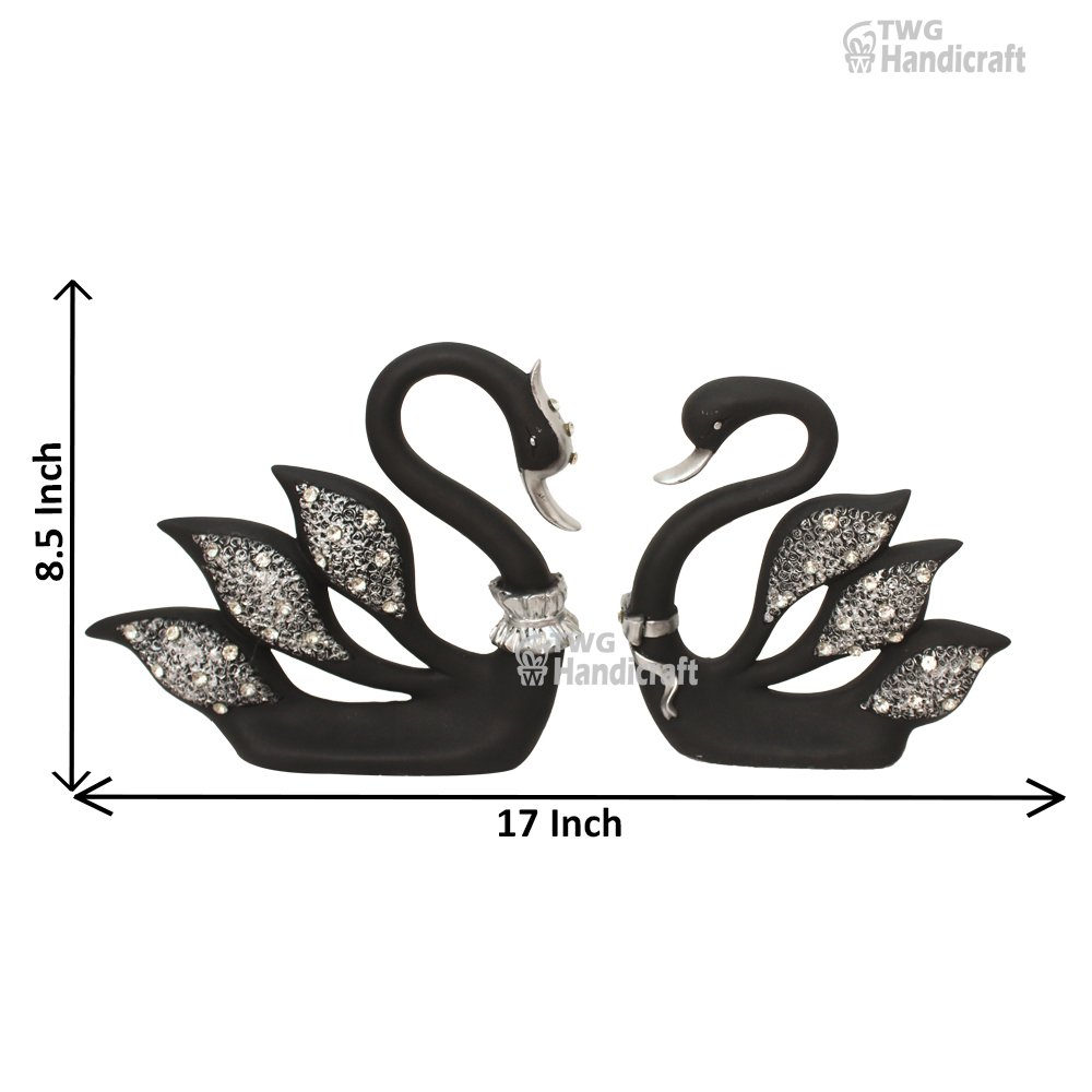 Feng Shui Swan Couple Statue Manufacturers in Chennai | Decorative Statue Factory