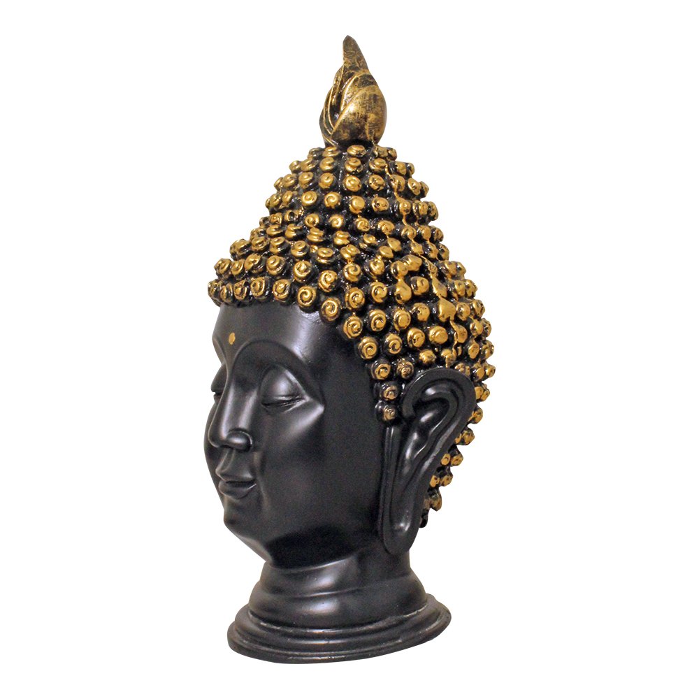 Graceful Face of Buddha Statue Sculpture 9.5 Inch ( 24.5 cm )