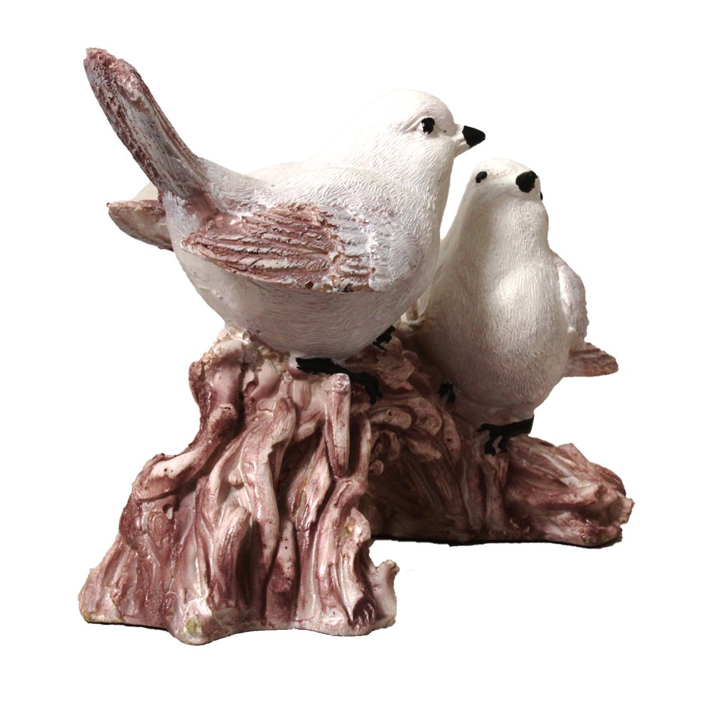 Handicraft Pair of Sparrow Bird Statue Gift 5.5 Inch ( 14 cm )