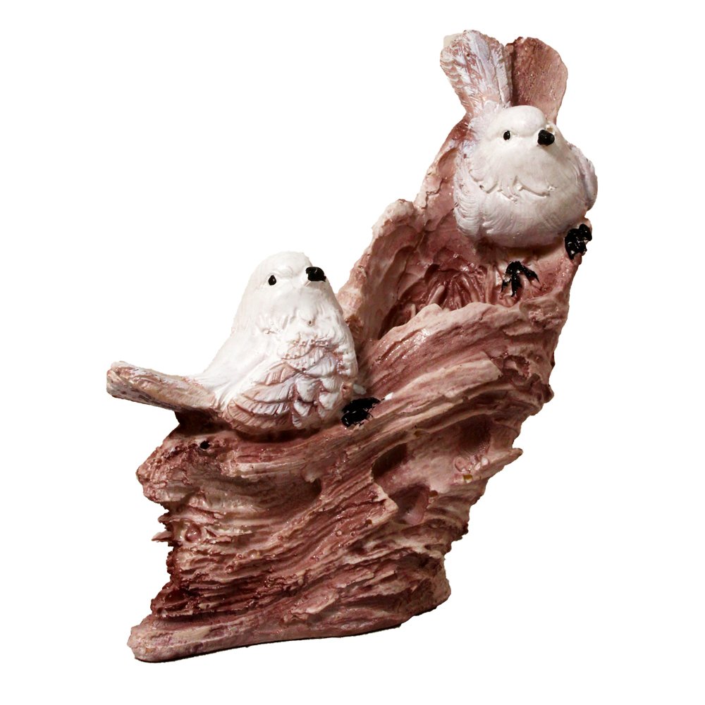 Pair of Sparrow Bird Statue 6 Inch ( 15.5 cm )