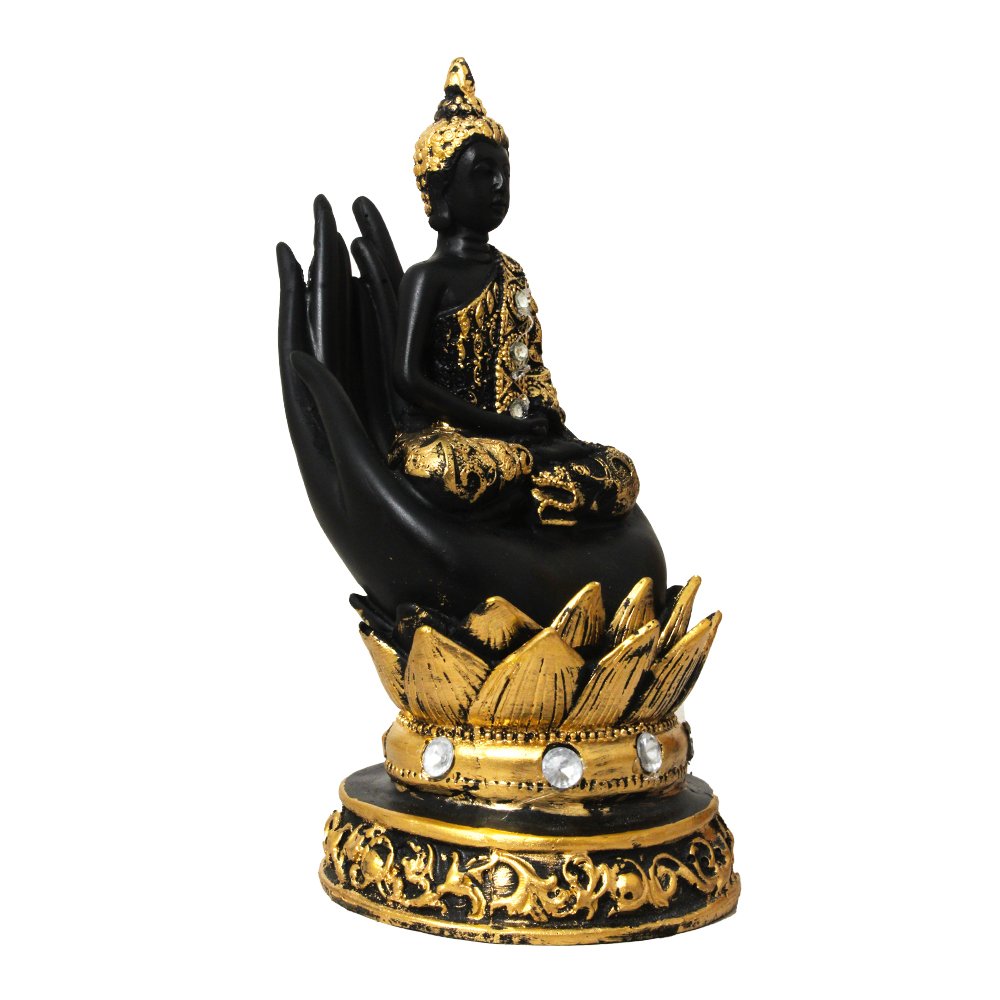 Lotus Hand Buddha Statue Idol 10 Inch ( 25.5 cm )