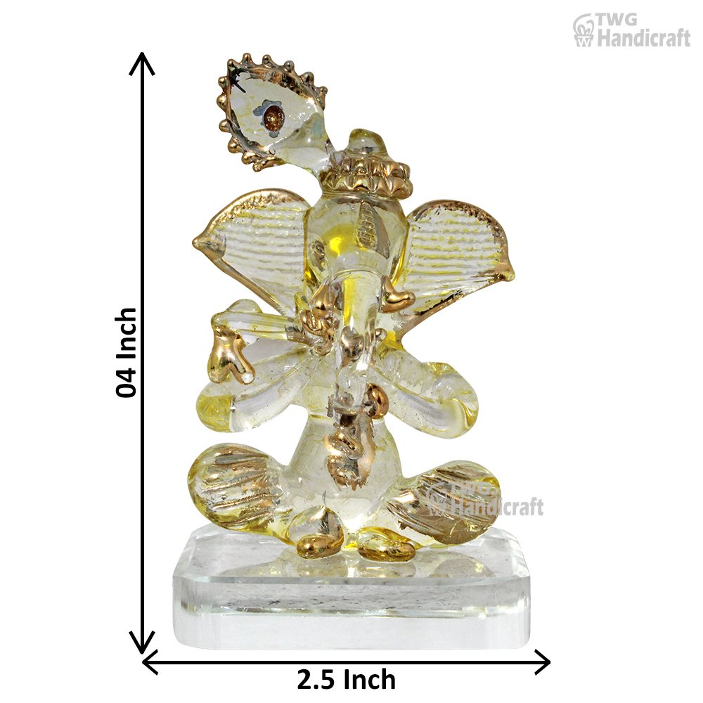 Manufacturer of Crystal Ganesh Statue Figurine ganpati gift online