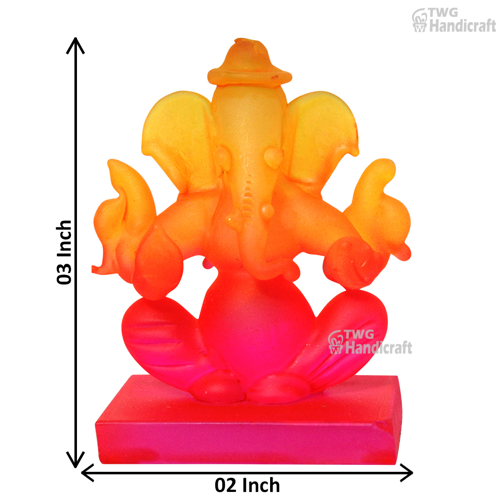 Crystal Ganesh Statue Figurine Manufacturers in India gifts for marria