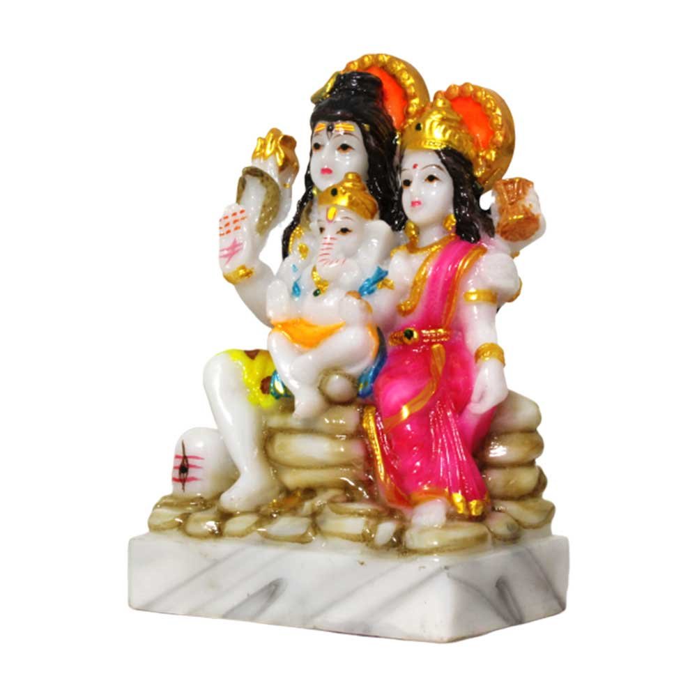 Shiv Parivar Statue 5.5 Inch ( 14 cm )