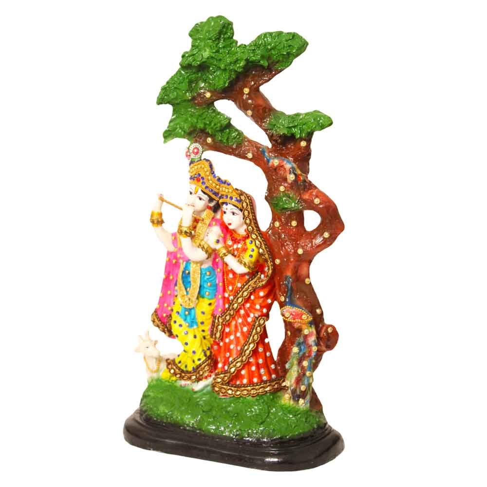 Radha Krishna Statue Religious Gift 21 Inch ( 53.5 cm )