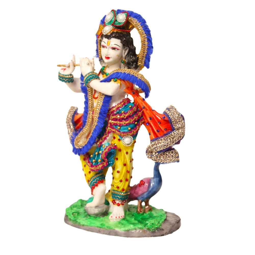 Lord Krishna Statue Religious Idol 14 Inch ( 36 cm )
