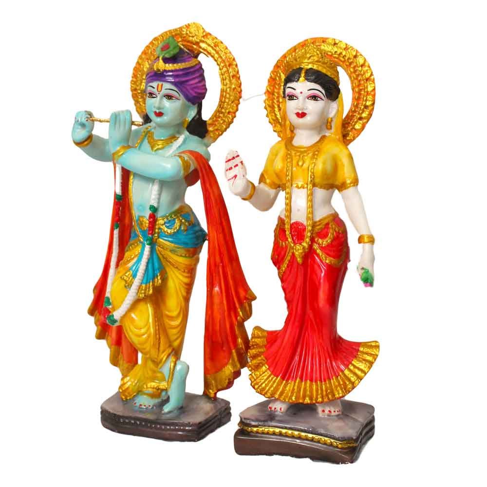 Handicraft Radha Krishna Statue 14.5 Inch ( 37 cm )