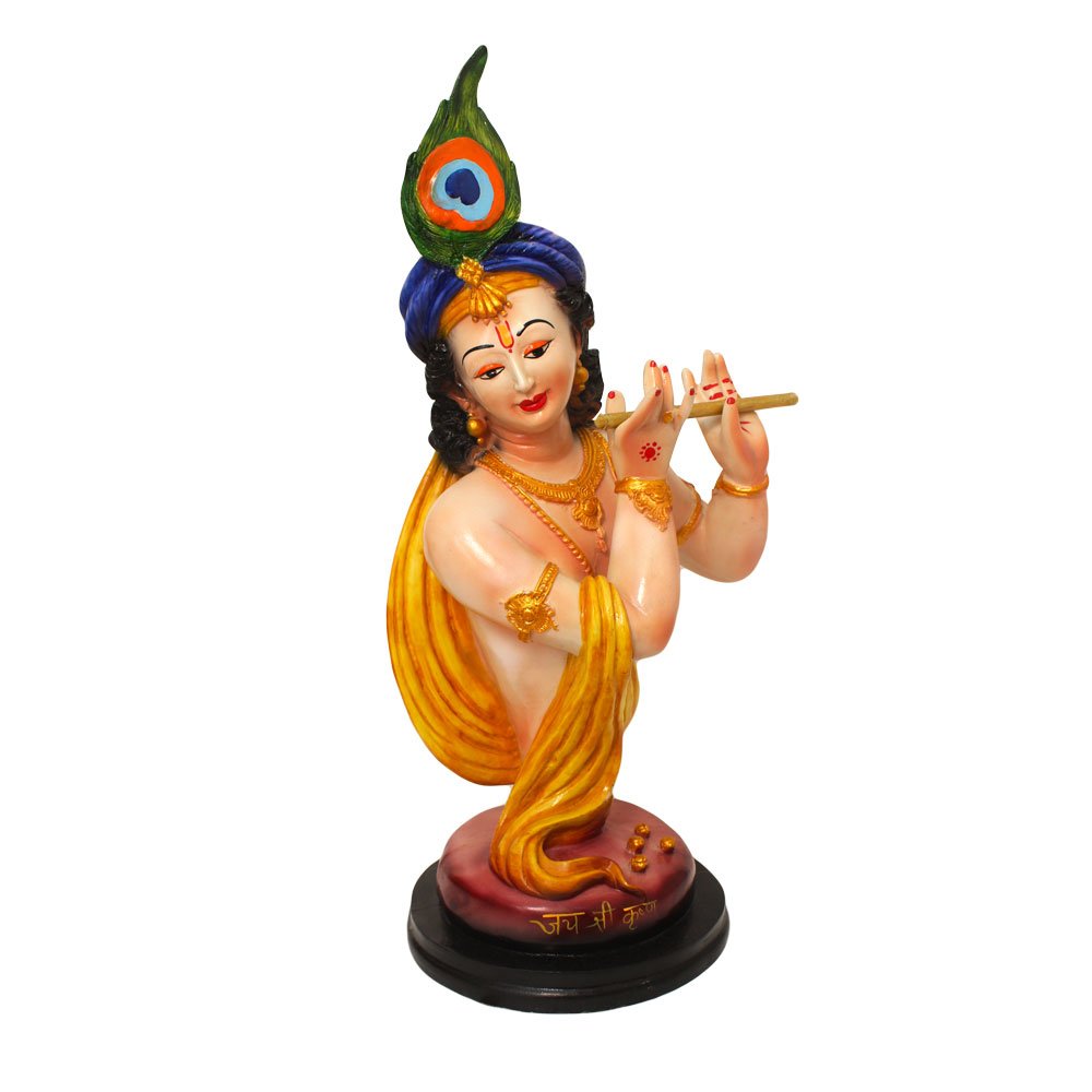 Pankh Krisha Sttaue Showpiece 23 Inch ( 58.5 cm )