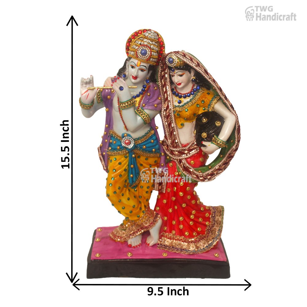 Radha Krishna Murti Manufacturers in Mumbai buy for your gift shop