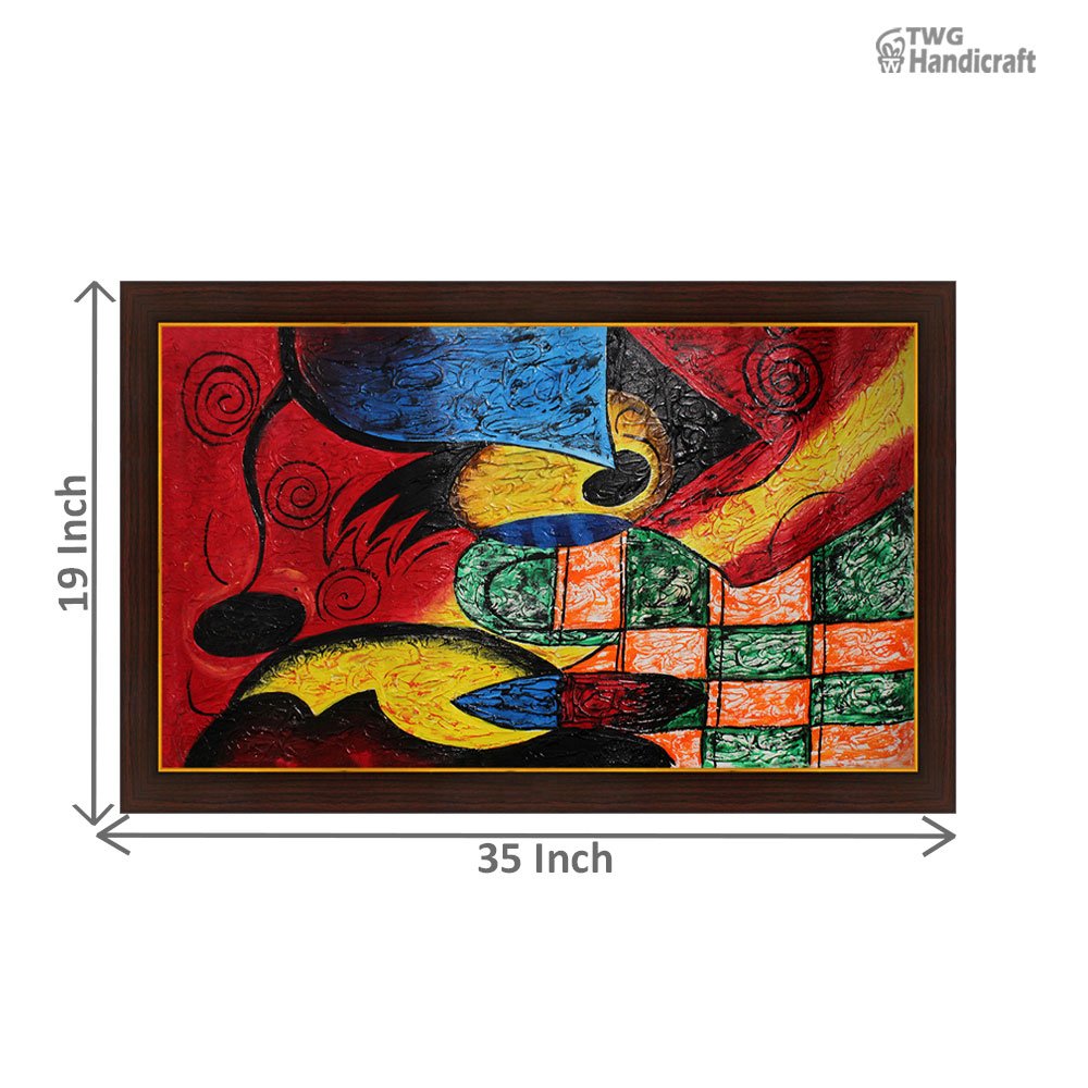 Textured Canvas Paintings Wholesalers in Delhi Modern Art Paintings