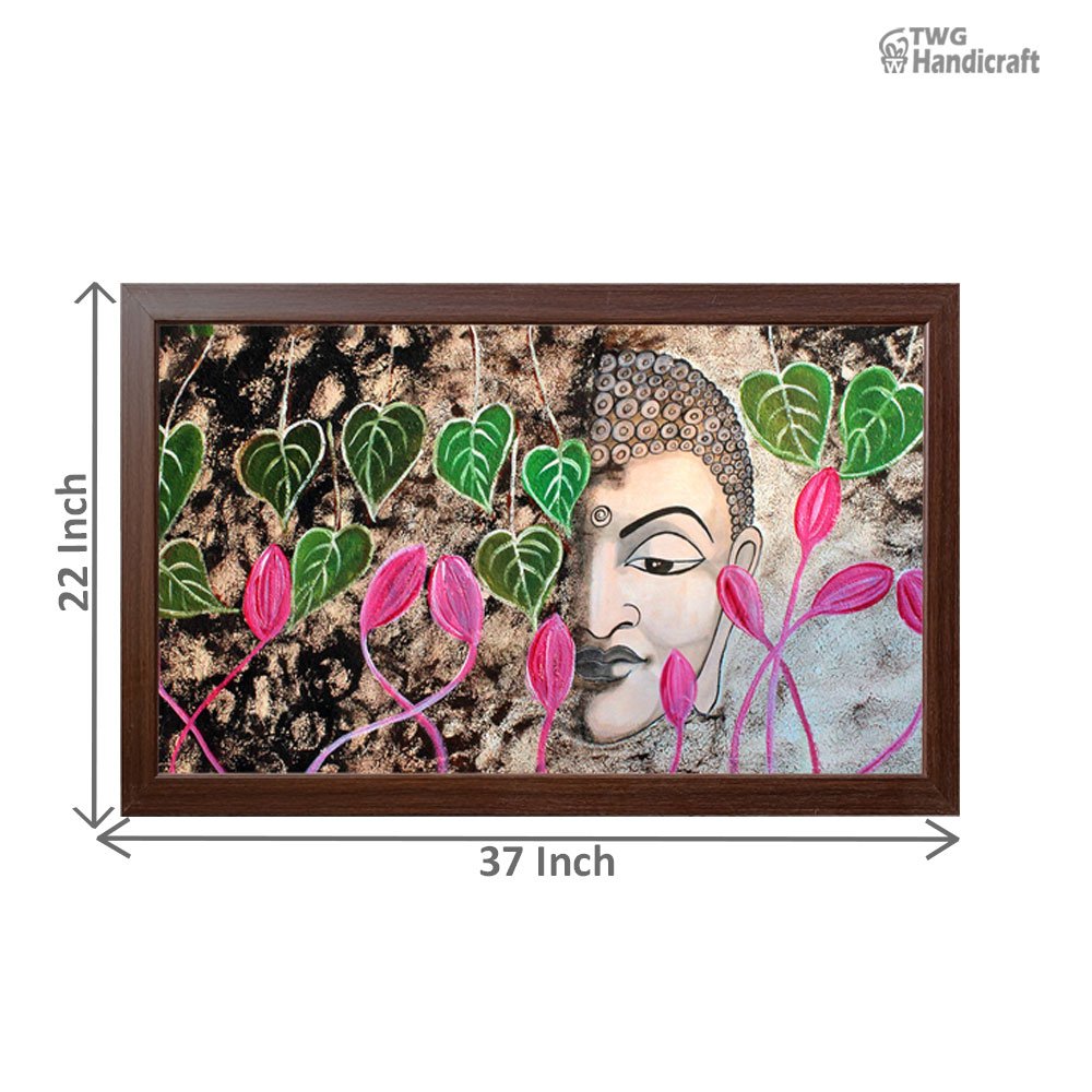 Buddha Canvas Paintings Manufacturers in Chennai Buddha Face Famous Paintings
