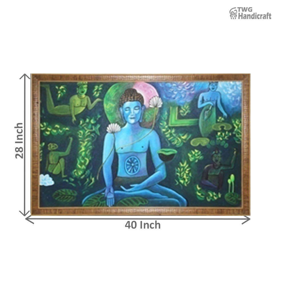Buddha Canvas Paintings Manufacturers in Chennai Modern Art Canvas Painting