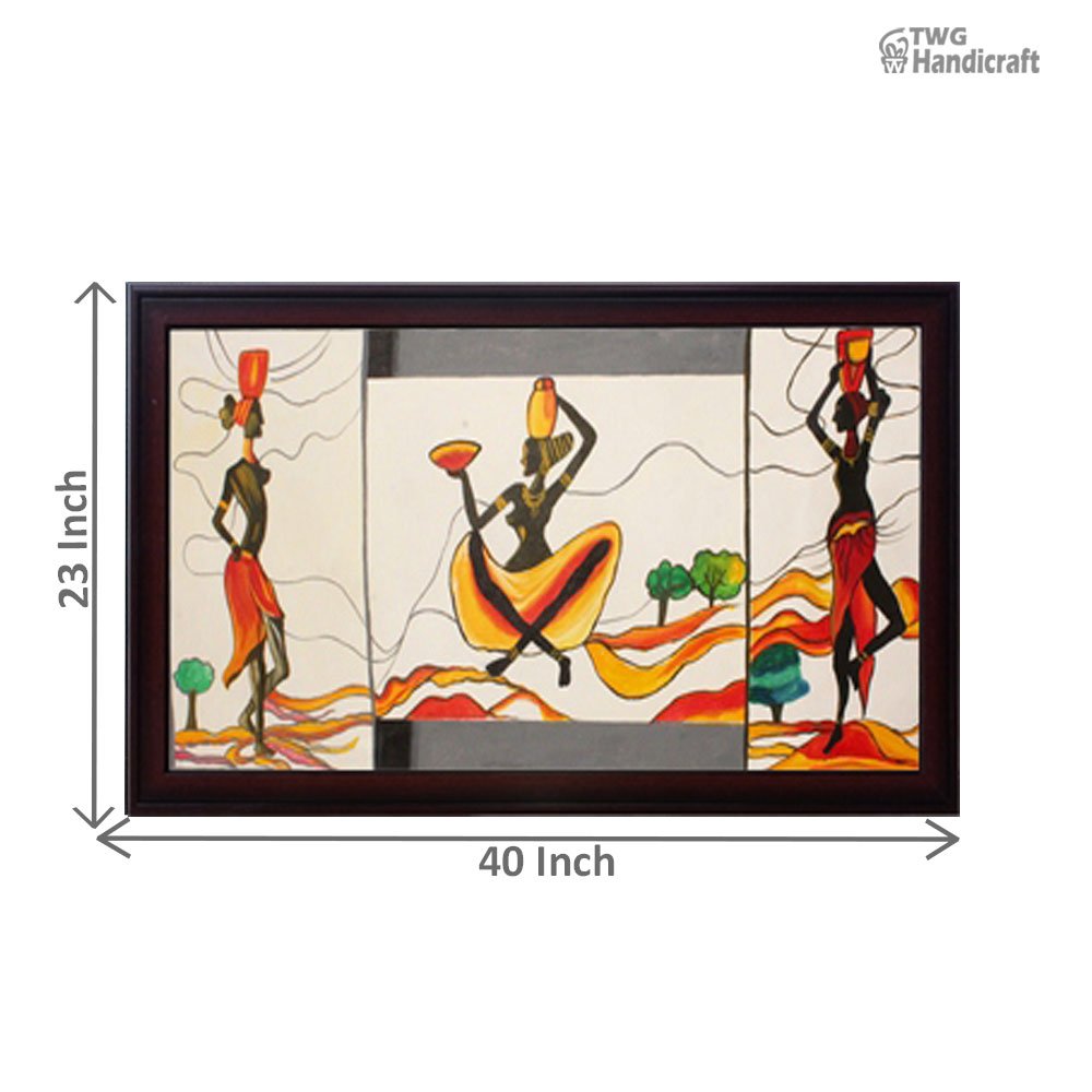 Handmade Paintings Manufacturers in Chennai Indian Trditional Acrylic Canvas Painting