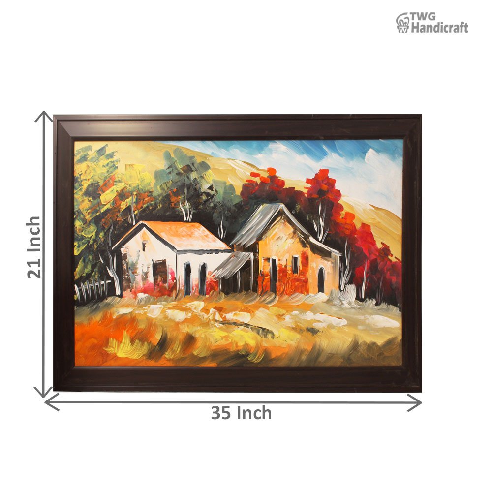 Handmade Paintings Manufacturers in Banglore Indian Trditional Acrylic Canvas Painting