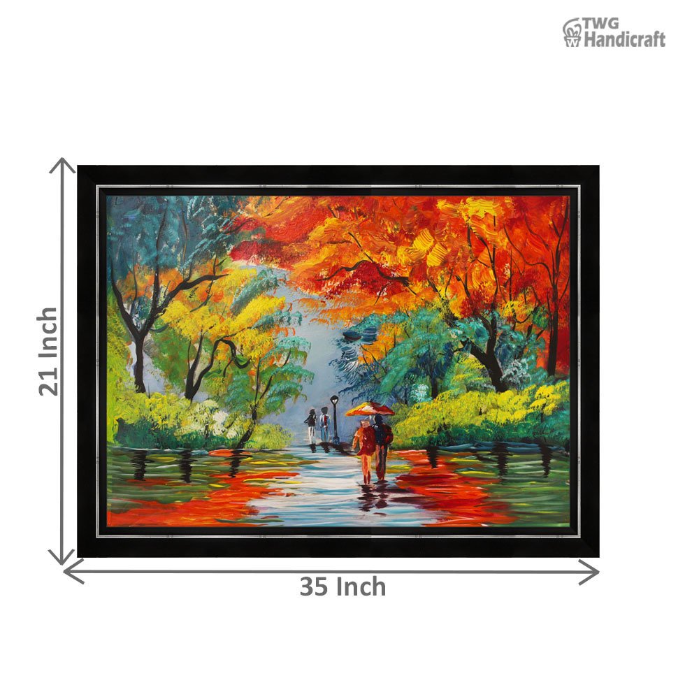 Exporters of Handmade Modern Art Canvas Painting
