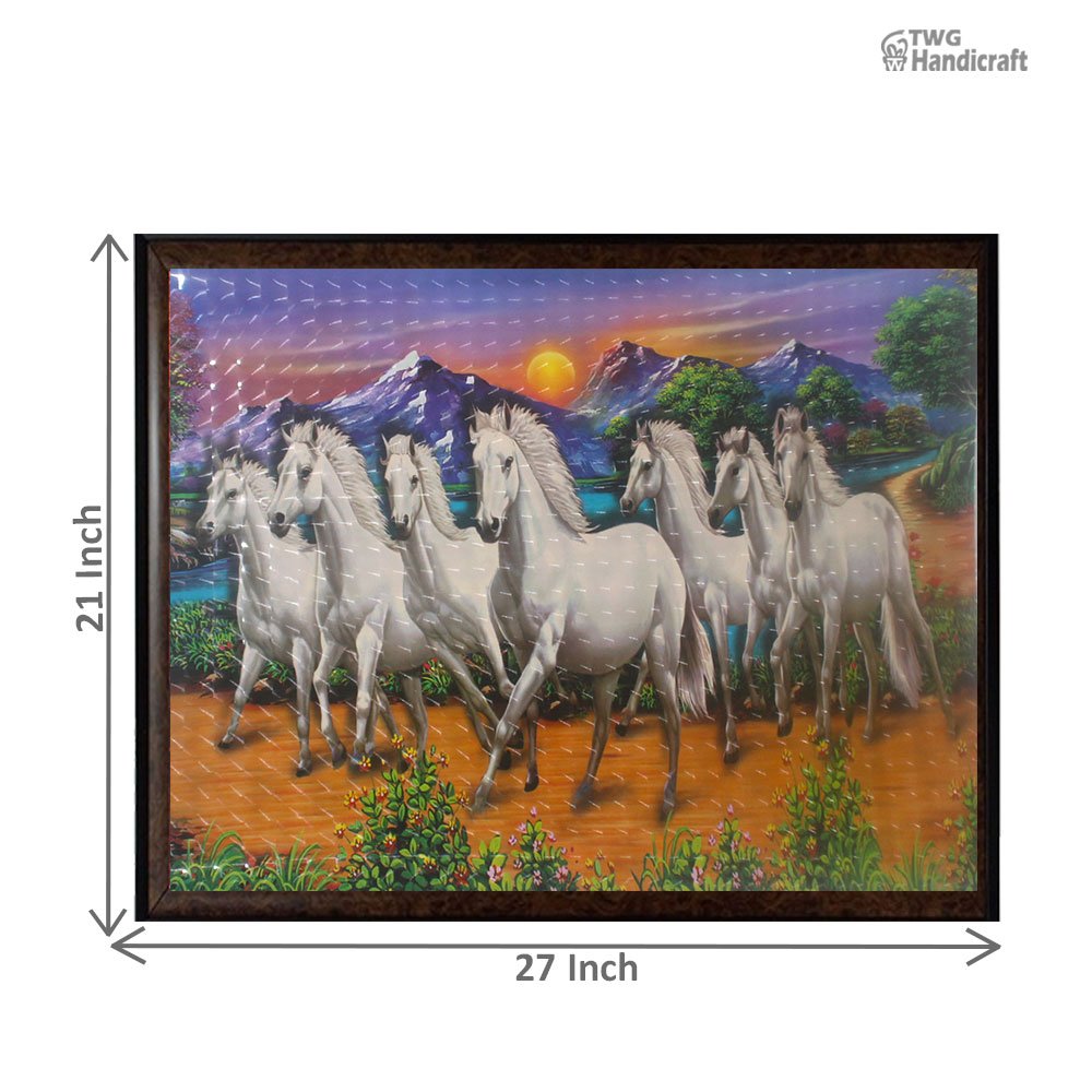 Animal Paintings Manufacturers in Mumbai Running Horses Painting